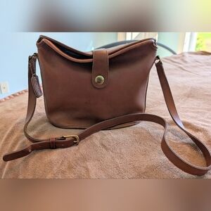 Coach Brown Leather Crossbody Bag